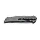 BOKER Black Carbon vikbar fickkniv 440A rostfritt stål kolfiberhandtag