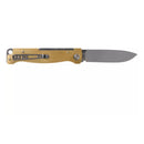 Boker Plus Atlas Slipjoint Fickkniv Satinfinished Drop Point Mässingshandtag