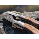 BOKER Caveman Fickkniv i stål 440A obestruket ståldekorerat trähandtag