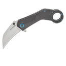Boker Magnum Velcon taktisk fickkniv Hawkbill 440C stålblad G10 Handtag