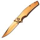 Boker Gold fingervikbar fickkniv anodiserad rostfritt stål 440A linerlock