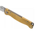 Boker Plus Atlas Slipjoint Fickkniv Satinfinished Drop Point Mässingshandtag