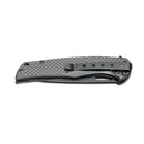 BOKER Black Carbon vikbar fickkniv 440A rostfritt stål kolfiberhandtag