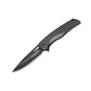 BOKER Black Carbon vikbar fickkniv 440A rostfritt stål kolfiberhandtag