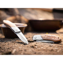 BOKER Caveman Fickkniv i stål 440A obestruket ståldekorerat trähandtag