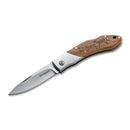 BOKER Caveman Fickkniv i stål 440A obestruket ståldekorerat trähandtag