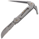 Fox Knives Brand sailing knife folding multitool stainless 420 satin coated 55 HRC - GoMilitar
