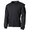 MFH Brand U.S. Military style combat shirts tactical black long sleeves BDU NEW - GoMilitar