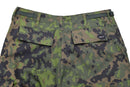 Back view of MFH Combat Pants in M05 Finnish camo with adjustable waist and durable fabric details.