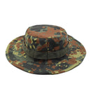 MFH Military Hat Multi Quilted Brätte perifera loopar Flecktarn Camo