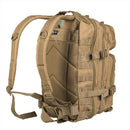 MIL-TEC US ASSAULT 20L ryggsäck Ergonomiska vadderade axelremmar Coyote