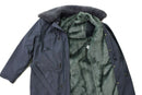 Original Czech Military M85 winter parka jacket in grey with removable green faux fur lining and adjustable waist belt