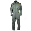 Original Dutch army aramid carbon fiber flight suit pilot coverall with reinforced elbows, knees, and front zip closure for protection.