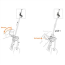 PETZL GRIGRI® + Belay Device Assisted Bromsing 8,5-11 mm rep klättring Lila