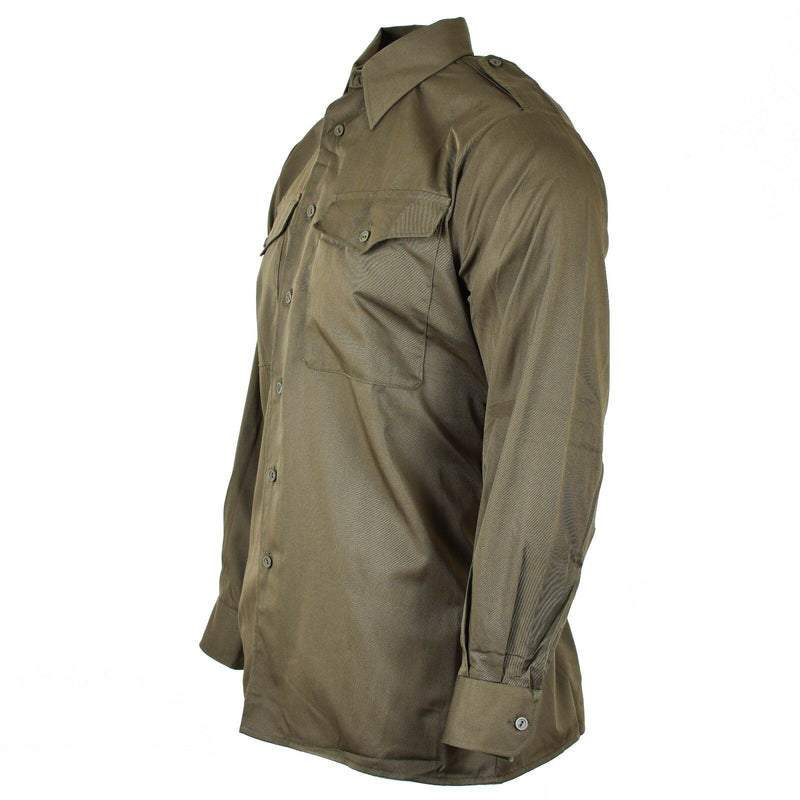 Äkta österrikiska arméskjorta O.D Military Combat Long Sleeve Olive Bdu New