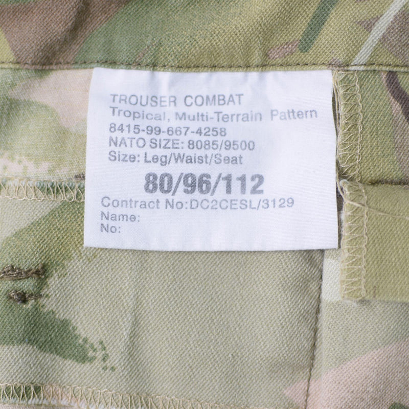 Äkta British Army Military Combat MTP Camouflage Shorts Military Bermuda
