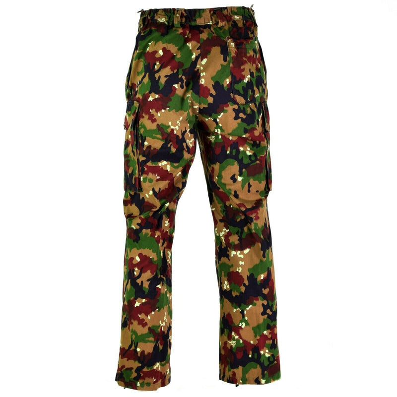 Original Swiss Army Pants M83 Combat Alpenflage Camo Field Trousers New