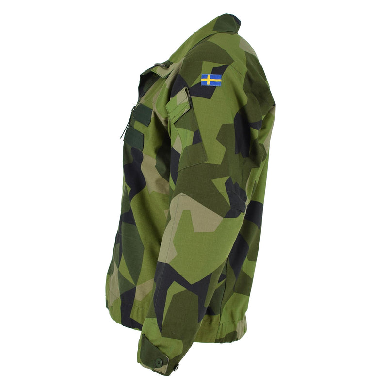 Original Swedish Army M90 Jacket Splinter Camouflage Field Combat Tanker Ny