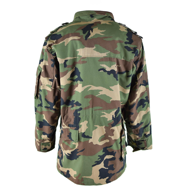 Original vintage Slovakisk arméfältjacka M97 Camo Military Combat Parka Ny