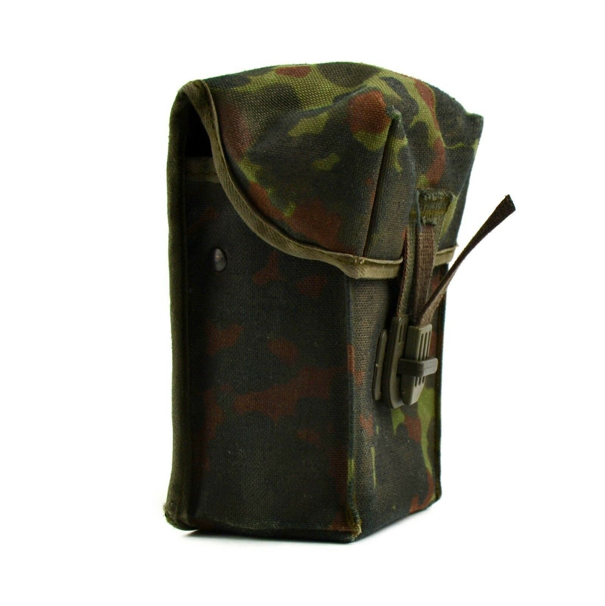 Original German Army Bundeswehr Flecktarn Utility Pouch Bältesväska Camo