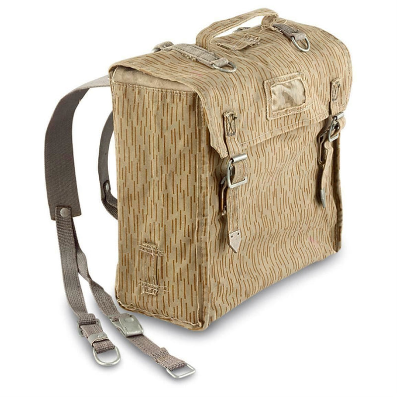 Äkta östtyske armé Militär ryggsäck Pack DDR NVA Raindrop Camo ryggsäck