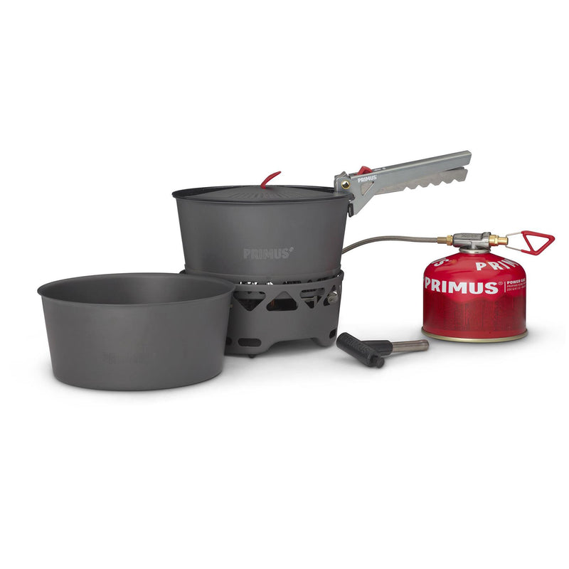 Primus PrimeTech Camping Set Set 1.3 liter Matlagning av kokande kruka utomhusbrännare