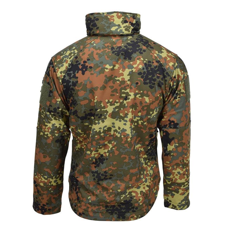 Mil-tec softshell jacka scu 14 tyska flecktran camo utomhus vandring ytterkläder