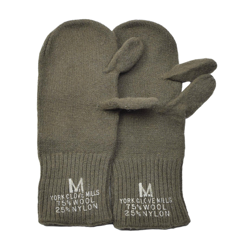 Original U.S. Military Trigger Mittens Military Surplus ullvärmare handskar nya