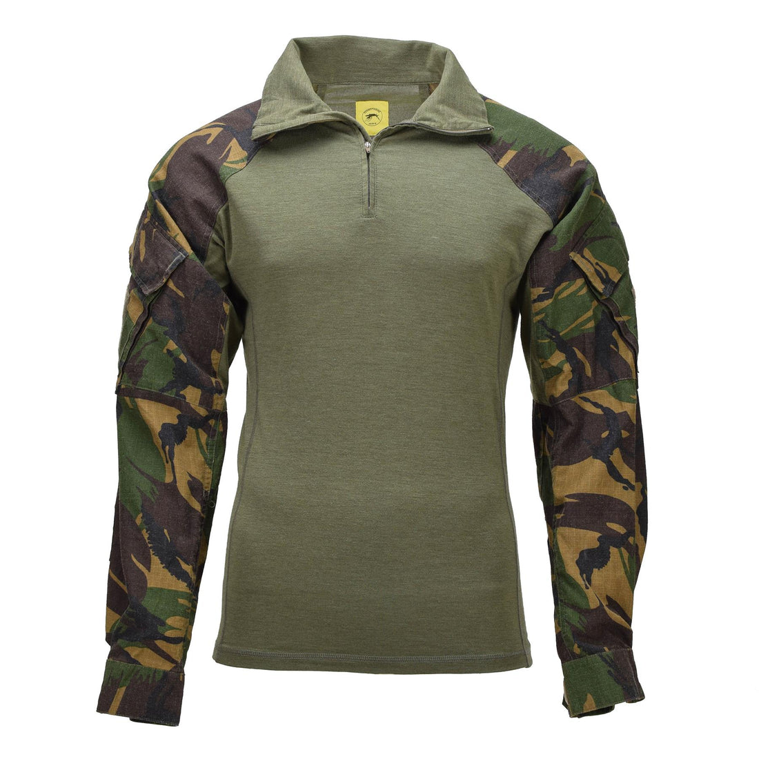 Original holländsk militär stridströja Field Top Quarter Zip DPM Camouflage