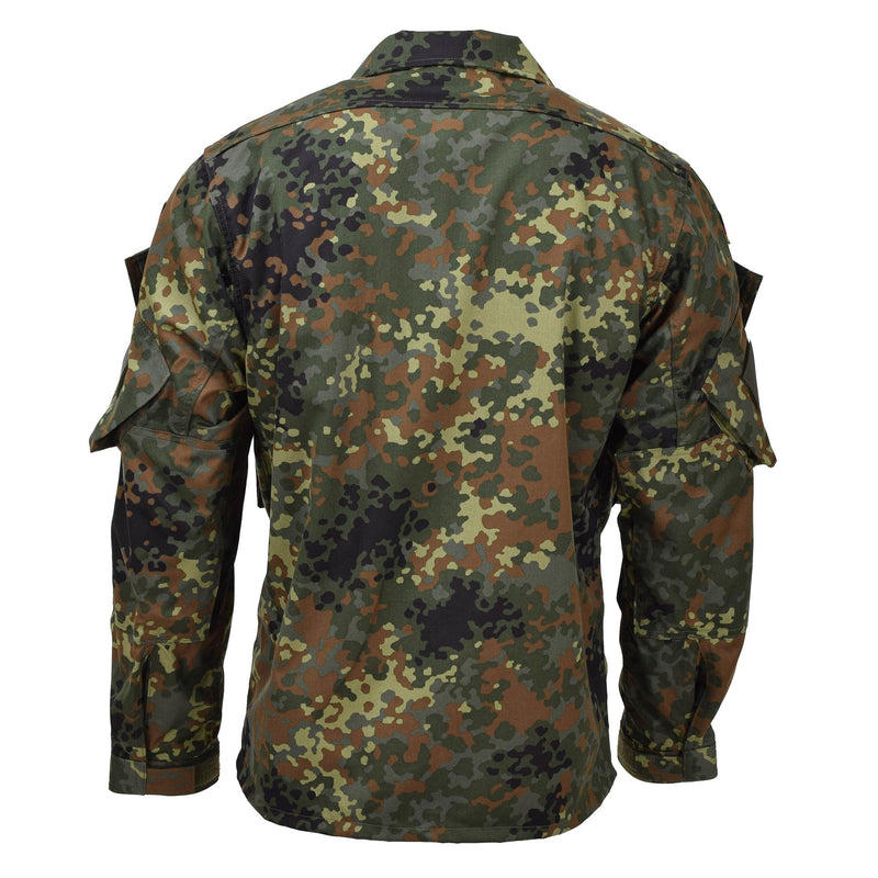 Leo Kohler Military Combat Flecktarn Camo Tactical Shirts Army Forces Troops