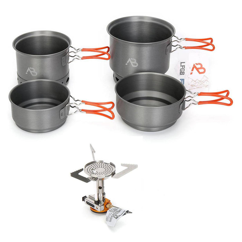A.blochl Star X1 vandring matlagning set camping potten utomhus pan vandring kök nytt