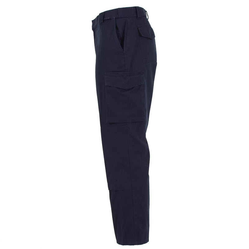 Äkta brittiska polisbyxor Blue Uniform Pants Lätt militäröverskott