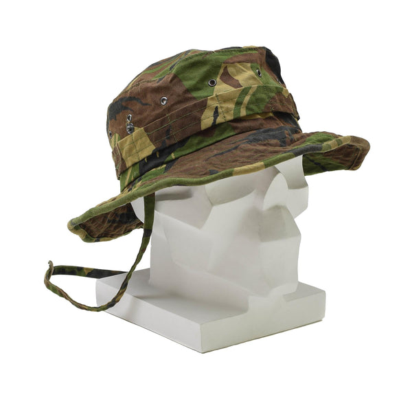 Original Dutch Military Panama Hat Neck Flap Tactical DMP Boonie Cap Surplus