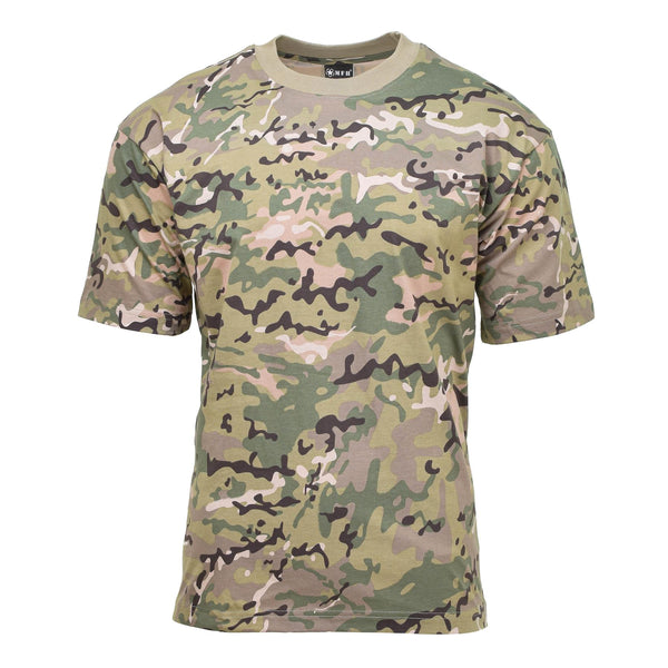 MFH U.S. Army Style T-shirt Kort ärm Operation Camo andningsbar lättvikt