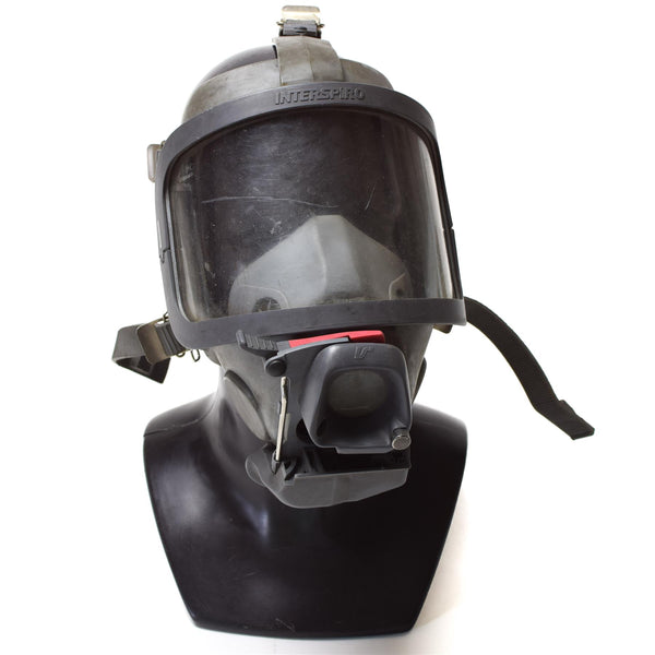 Äkta Interspiro Brand Face Mask Brandman Scba Breathing Apparat Gasmask