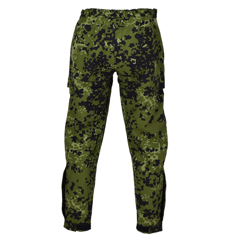 Original Danish Army Rain Pants Camo M84 Waterproof Tactical Combat Trouser New
