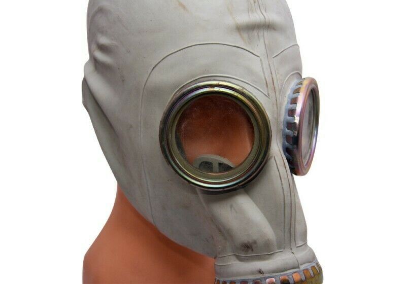 Polska Polen Gas Mask Mp3 Mua Only Mask äkta andningsöverskott 1970 -talet
