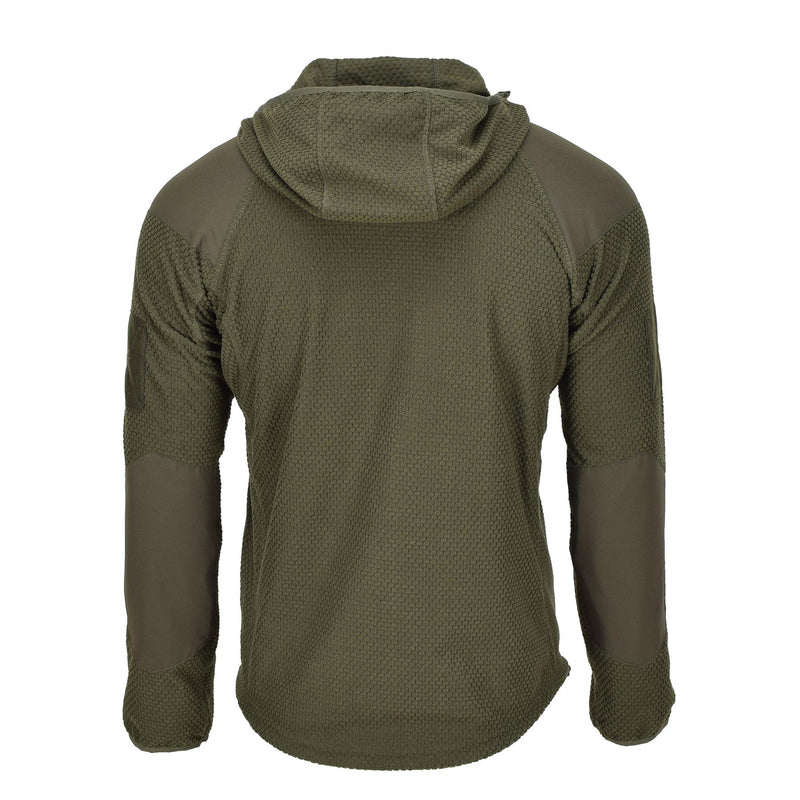 Blochl Brand Military Style Fleece Thermal Jacket huva förstärkt Olive New