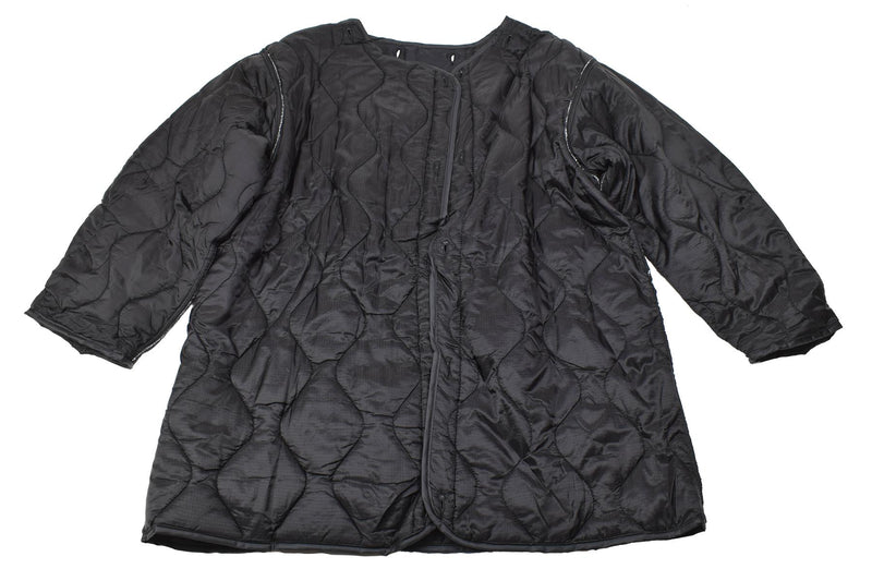 Mil-Tec Brand U.S. Military Style Parka M51 Shell Hooded Quilted Liner Black New