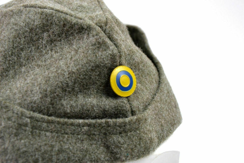 WWII Swedish Army Winter Wool Side Cap Military Field Cap Garrison Hat