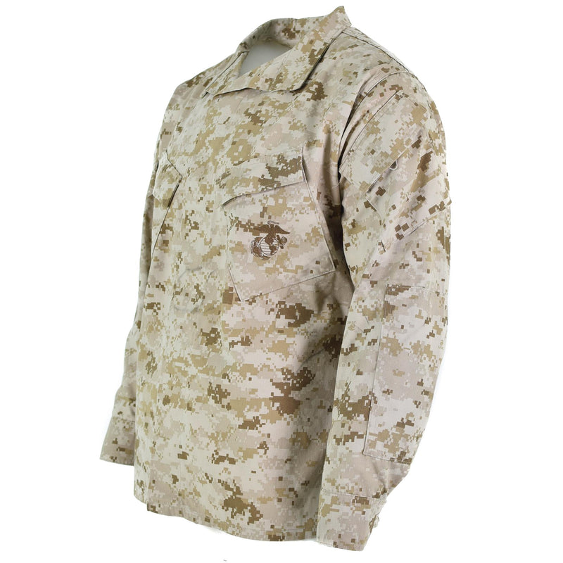 Original amerikanska armé trupper jacka bdu digital öken camo skjortor militär fråga