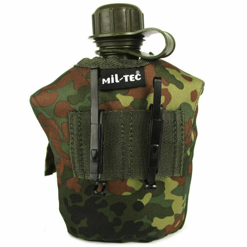 U.S. Army Style Canteen M1 Vattenflaska med Cover Cup & Alice Clips US Military
