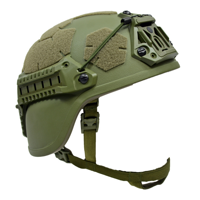 Šestan-Busch BK-ACH fullskuren modern ballistisk hjälm nivå IIIA NVG sidoskenor