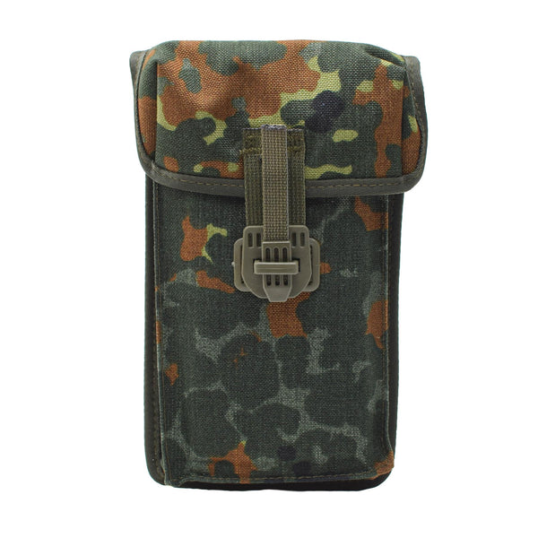 Original tysk militär BW Magazine Pouch Mp2 Small Flecktarn Camo Cordura Ny