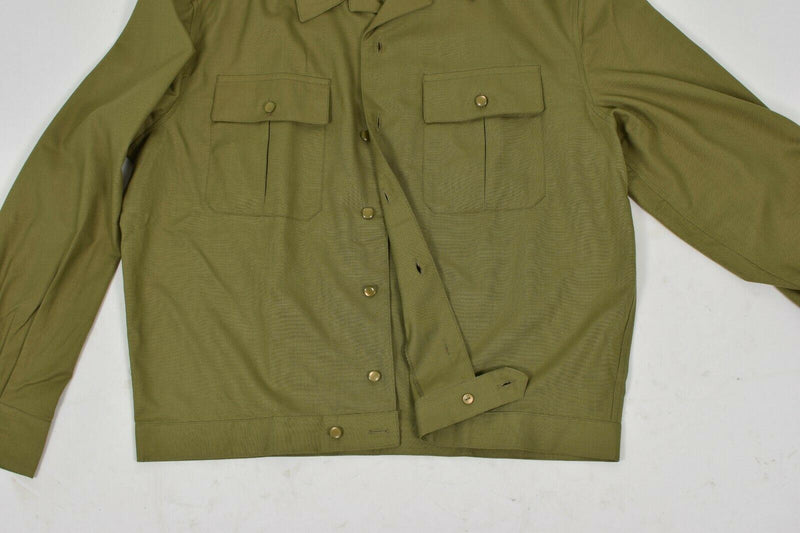 Äkta ungerska arméskjorta Khaki Officer Military Long Sleeve New