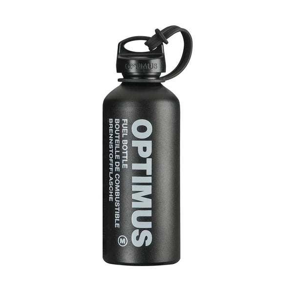 Optimus Liquid Fuel Bottle 600 ml 1000 ml Safety Cap Dålig lättvikt svart