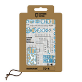 Ecopybook Tactical TS+M A6 NATO Map Linjal Set Flexibel Polymer Blå kant