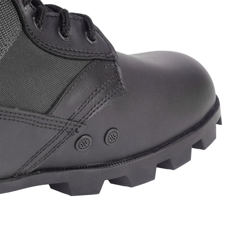 Äkta U.S. Army Jungle Black Leather Panama stövlar bekämpa militära skor Ny