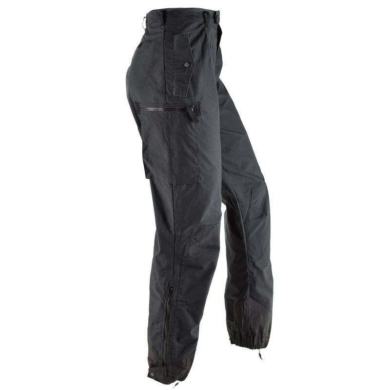 Original Swedish Army M90 Pants Black Field Combat Trousers Bdu New
