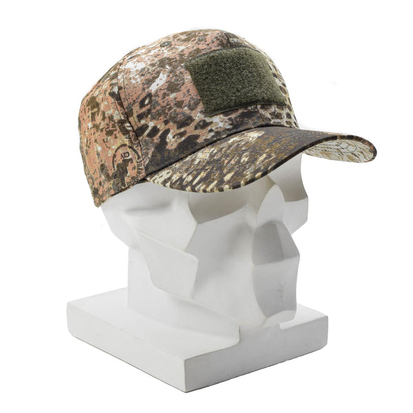 Leo Kohler Army Baseball Cap Lätt justerbar hattfält toppade visirhatt